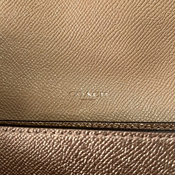 Coach Wallet gold shimmer - Picture 4 of 7